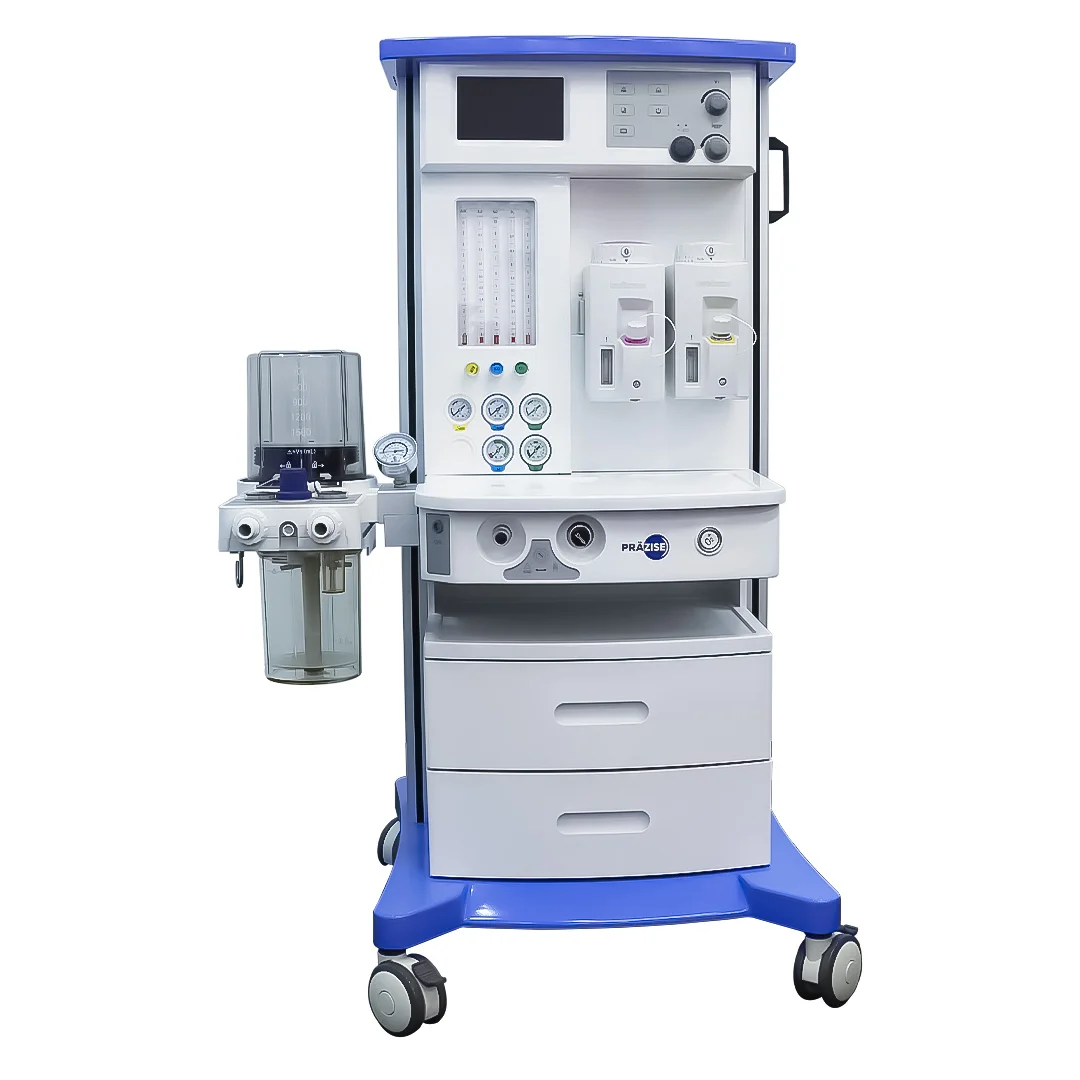 Máquina de anestesia PRZ-X6 1 Máquina de anestesia PRZ-X6 vista frontal, equipo médico de alta tecnología.
